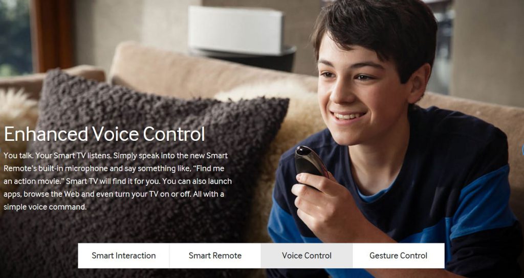 Samsung Smart TV Voice Search