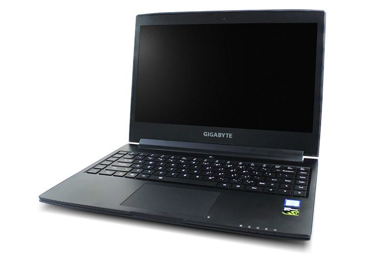 Gigabyte Aero 14 Front open