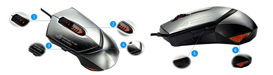 review Asus GX1000 Gaming mouse_button