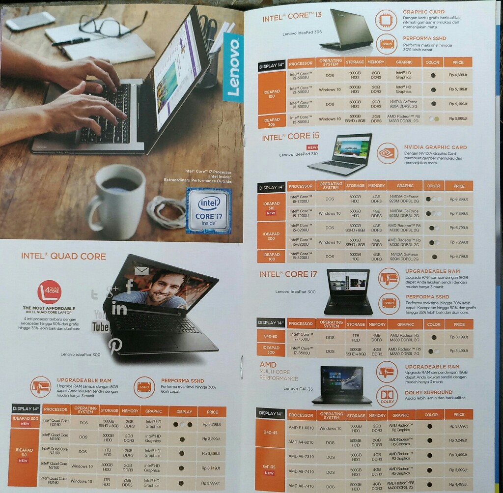 Promo laptop lenovo indocomtech 2016