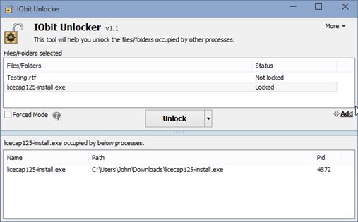 Menghapus Instalasi Program windows membandel dengan IOBit Unlocker