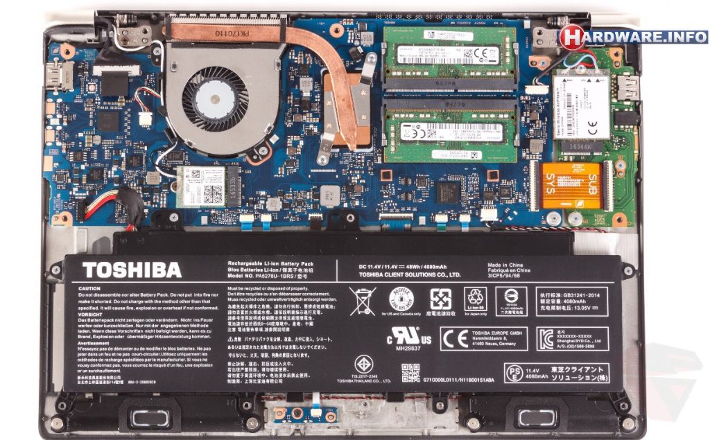 Toshiba Portégé X20W Upgrade Option PCN