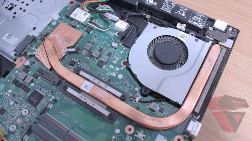 Review Acer E5 476G - Cooling System