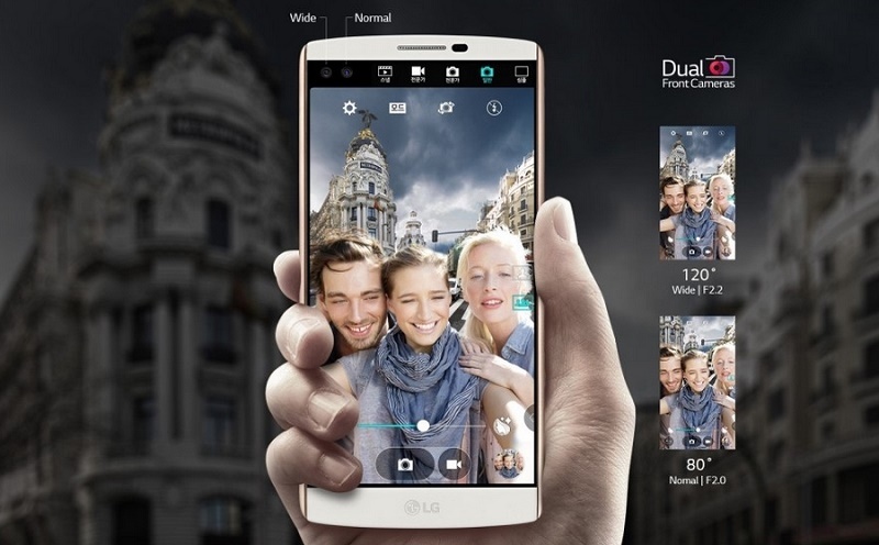 LG V10 smartphone selfie terbaik
