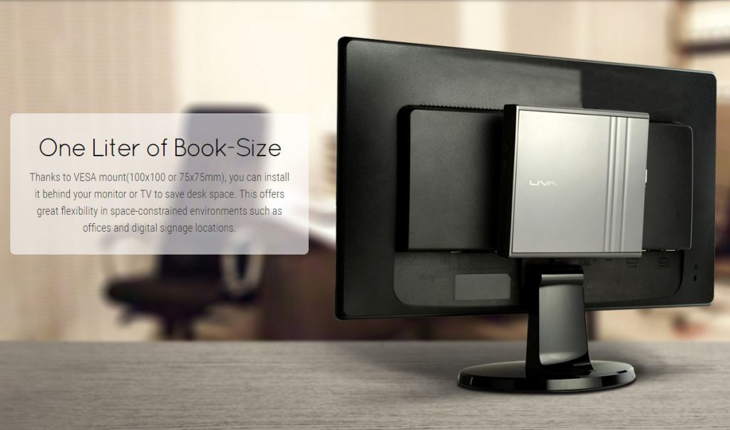 Liva One VESA position