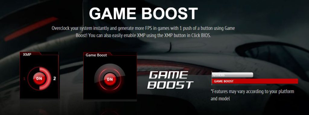 Desktop PC Gaming Custom Game Boost