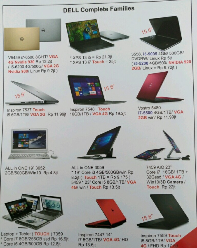Promo laptop dell indocomtech 2016