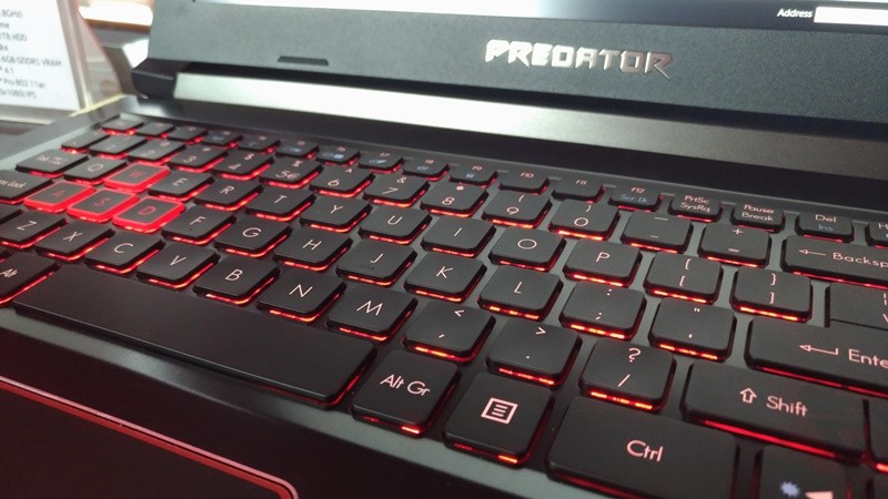 Predator Helios 300 Keyboard
