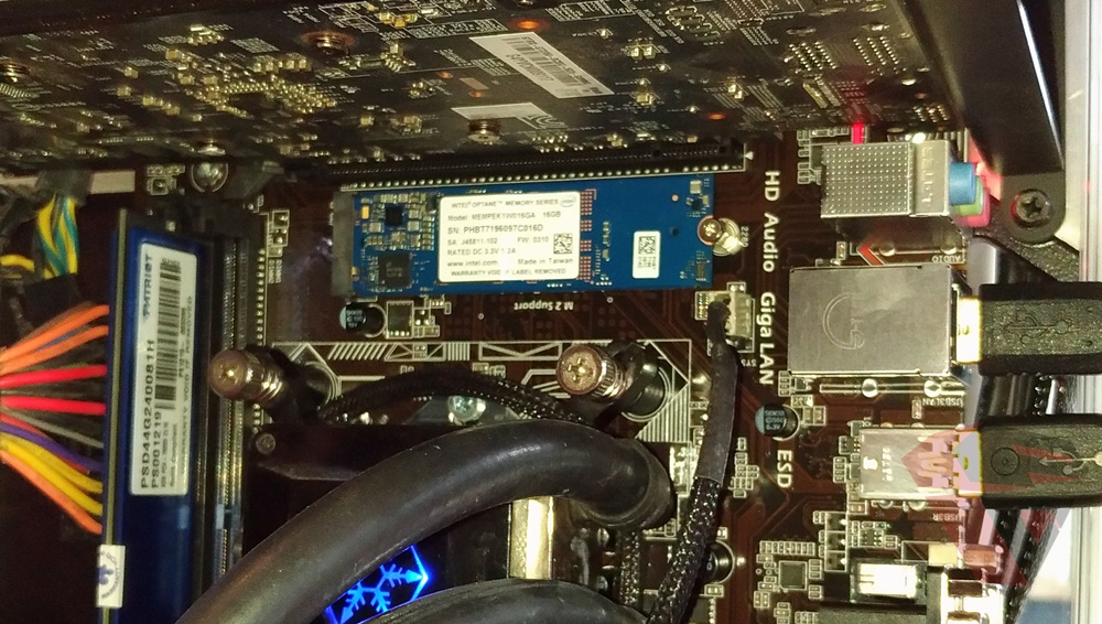 Intel Optane Memory configuration