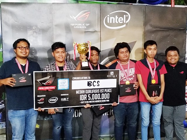 Tim BCS juara Asus ROG Master Medan