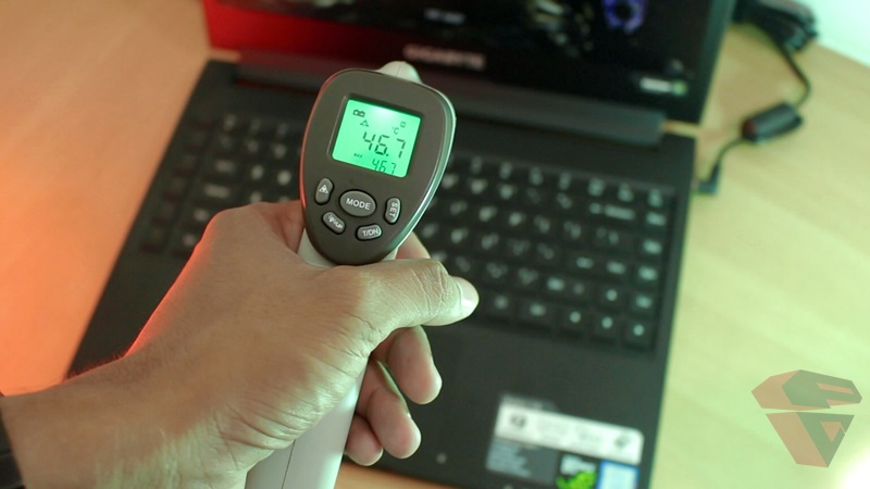 Gigabyte Aero 14K V7 Temp Test