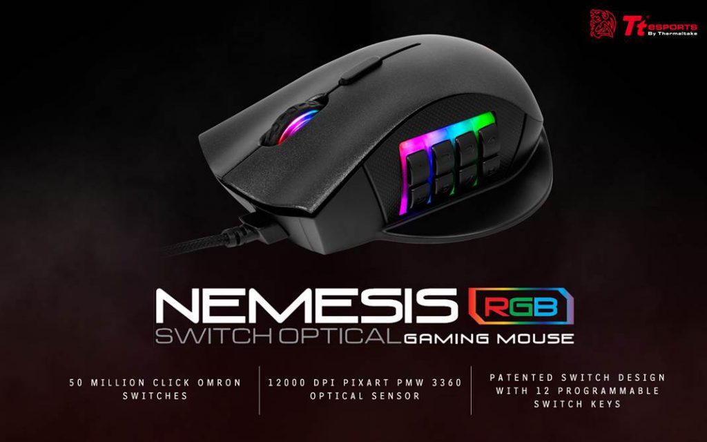 Tt eSPORTS NEMESIS Switch Optical RGB Gaming Mouse Indonesia Tt eSPORTS NEMESIS Switch Optical RGB Gaming Mouse Indonesia Feature