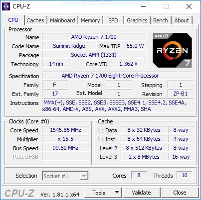 Asus ROG Strix GL702ZC dengan AMD Ryzen 7 1700 CPU Z review