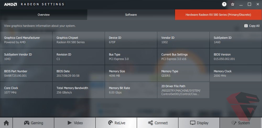 review Asus ROG Strix GL702ZC GPU information