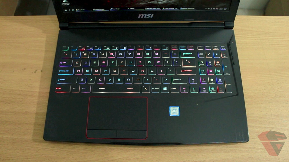 MSI GE63VR 7RFX Raider Pro workstation