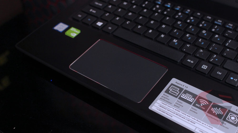 Acer E5 476G - Touchpad