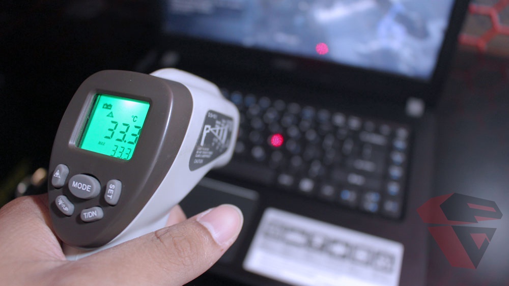 Review Acer E5 476G - temperature