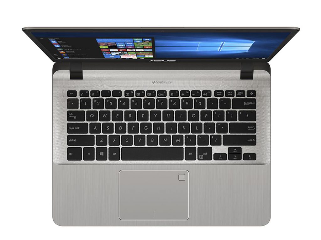 Asus vivobook A407U - Workstation open