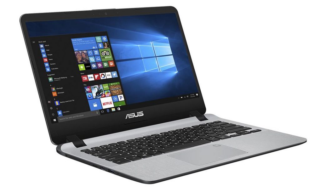 Asus vivobook A407U - Workstation side